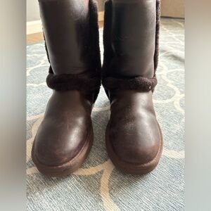UGG Brown leather Winter Boots